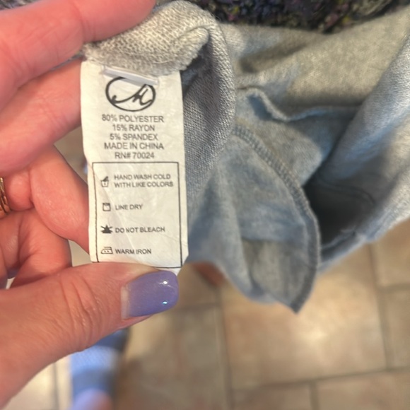 Long Gray Cardigan with Pockets XL - Picture 4 of 4